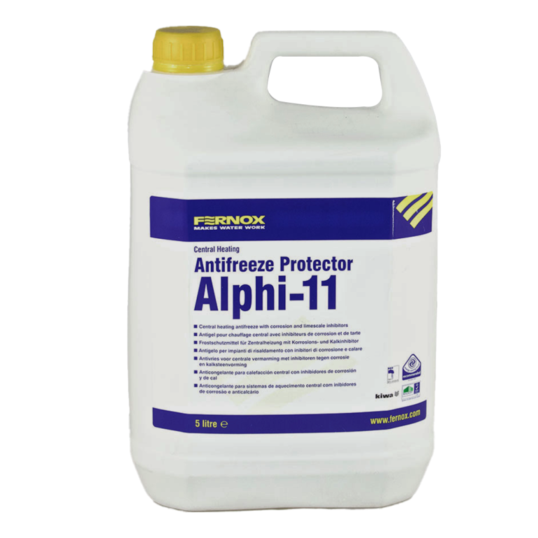 FERNOX Alphi 11 Protector/Antifreeze Central Heating - 5 Litres (Front)