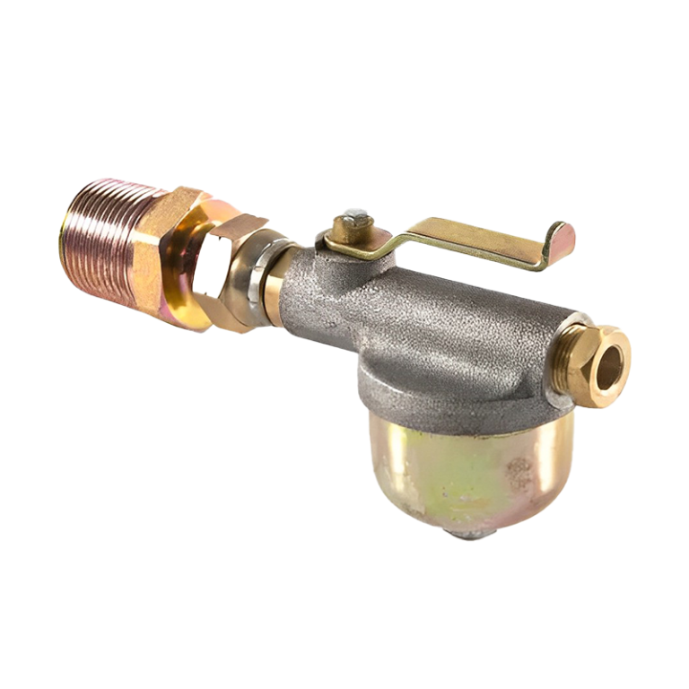 Atkinson AFV1001 Bottom Outlet Oil Filter Valve Close Up