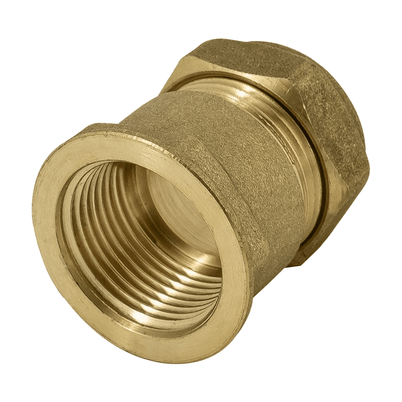 Brass Reducing Coupling - 1/4 NPT Female X 1/8 NPT Female (Pack Of 20)