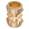 Brass Compression Female Equal Straight Coupling Fitting Top