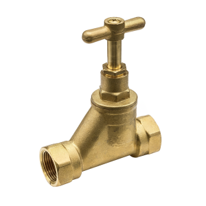 Brass Female Threaded Stopcock - 1:2 BSP Left