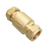 Brass Full Flow Spring Check Valve - 28mm