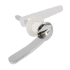 Chromed Metal Toilet Cistern Lever Left