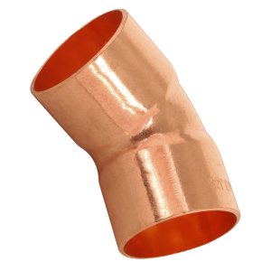 Copper End Feed 45° Elbow – 54mm Left