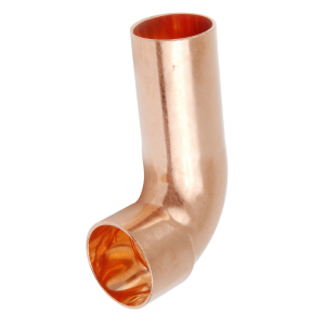 Copper End Feed 90° Long Tail Street Elbow - 22mm Left
