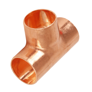 Copper End Feed Equal Tee – 28mm Right