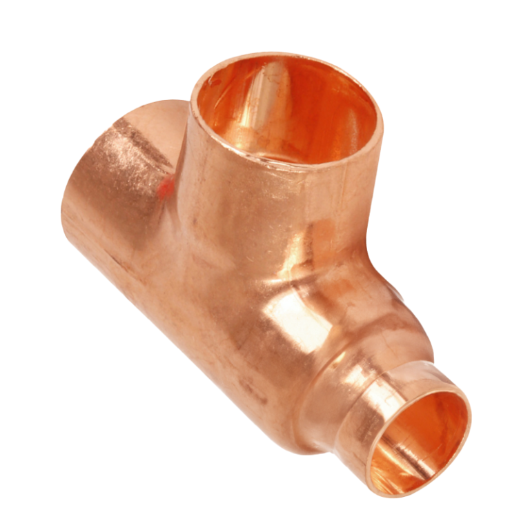 Copper End Feed Reducing Tee - 28mm x 15mm x 28mm
