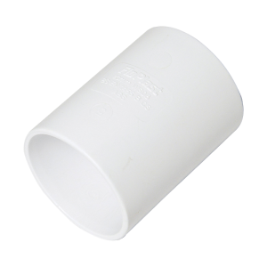 FloPlast ABS WS08W Solvent Weld Straight Coupling - 40mm Left