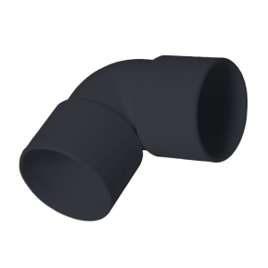 FloPlast ABS WS10B Solvent 90° Waste Knuckle - 32mm Left