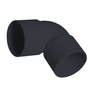 FloPlast ABS WS11B Solvent 90° Waste Knuckle - 40mm