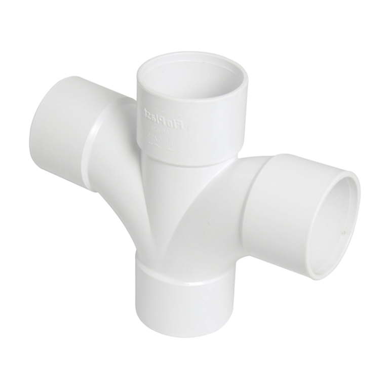 FloPlast ABS WS58W Solvent 92.5° Waste Cross Tee - 40mm Left