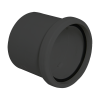 FloPlast Black Ring Seal Soil Single Socket - 110mm