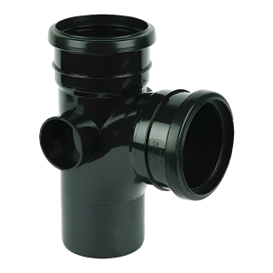 FloPlast Black Soil Ring Seal 92.5° Branch - 110mm