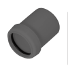 FloPlast Grey Pushfit Waste Pipe Reducer - 40mm x 32mm Left