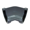 FloPlast Grey Round 135° Gutter Pipe - 112mm