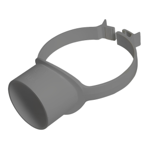 FloPlast Grey Soil Ring Seal Strap Boss - 110mm Left