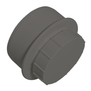 FloPlast Grey Soil Screwed Access Cap - 110mm