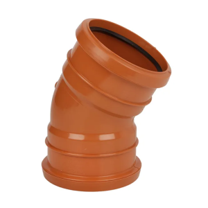 FloPlast Underground Double Socket 30° Bend - 110mm