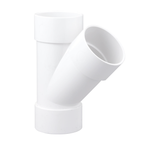 FloPlast White ABS Solvent 135° Waste Branch Tee - 40mm