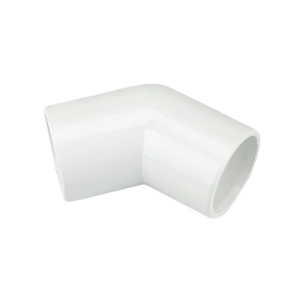 FloPlast White Overflow Pipe 135° Bend - 21.5mm Left