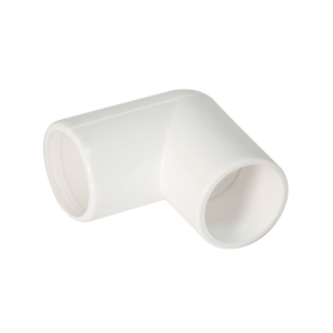 FloPlast White Overflow Pipe 90° Bend - 21.5mm
