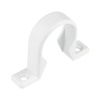 FloPlast White Pushfit Waste Pipe Clip - 40mm Left