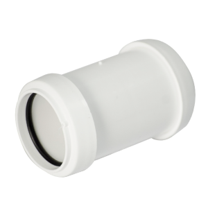 FloPlast White Pushfit Waste Pipe Coupling - 32mm Left