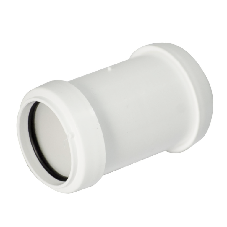 FloPlast White Pushfit Waste Pipe Coupling - 32mm Left