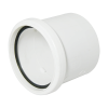 FloPlast White Ring Seal Soil Single Socket - 110mm Left
