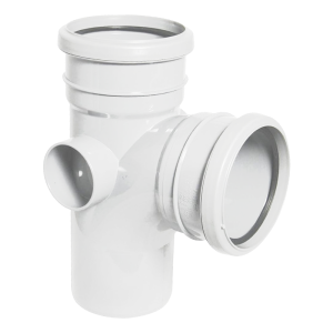 FloPlast White Soil Ring Seal 92.5° Branch - 110mm