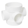 FloPlast White Soil Ring Seal Short Boss Pipe - 110mm