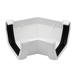 FloPlast White Square 135° Gutter - 114mm