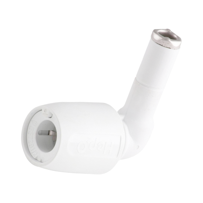 Hep2O Plastic 45° Bend - 15mm Left