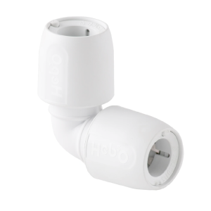 Hep2O Plastic Push-Fit 90° Equal Elbow Fitting - 10mm
