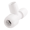Hep2O Plastic Push-Fit Reduced Tee Fitting Left