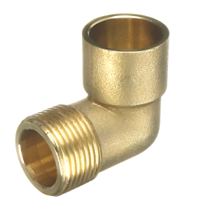 Iron Male End Feed Elbow 90° - 22mm x 3:4 BSP Left
