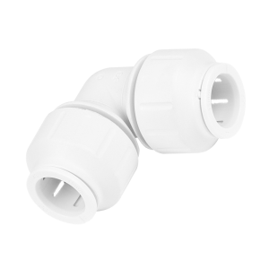 JG Speedfit White Plastic Equal 90° Elbow Connector - 10mm