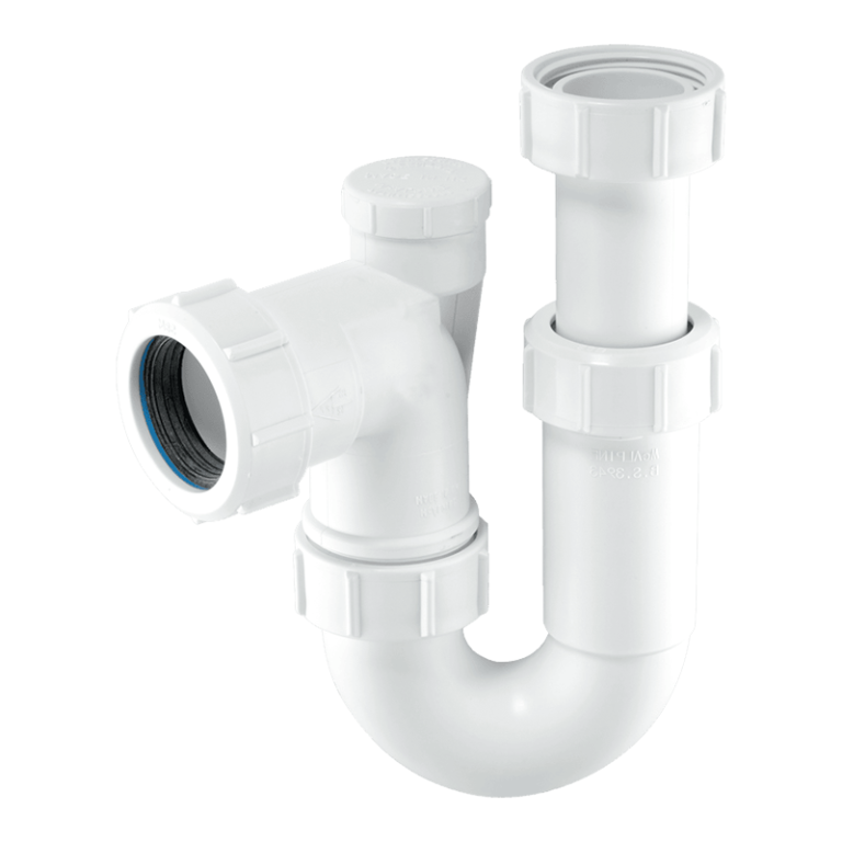 McAlpine ASA10V Adjustable Inlet Swivel Anti-Syphon P Trap - 32mm Left