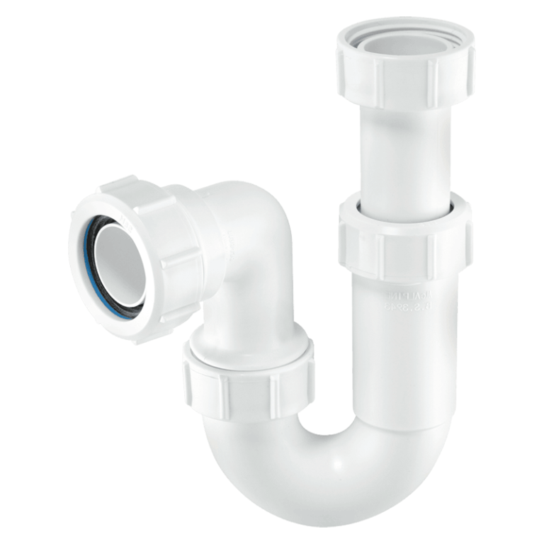 McAlpine ASC10 Adjustable Inlet Tubular Swivel P Trap - 40mm Left