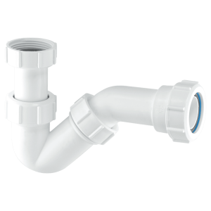 McAlpine BT1 Adjustable Inlet Tubular Swivel P Trap - 1:4