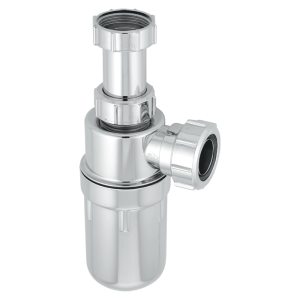 McAlpine C10AR-CP Plastic Resealing Adjustable Inlet Bottle Trap - 40mm
