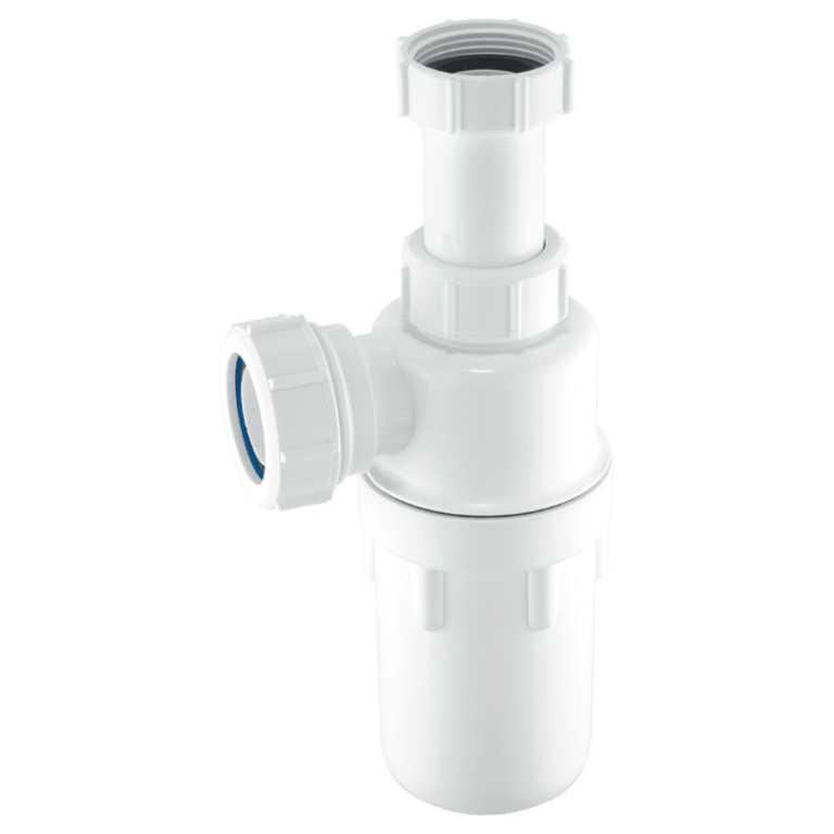McAlpine C10AR Resealing Adjustable Inlet Bottle Trap - 40mm Left