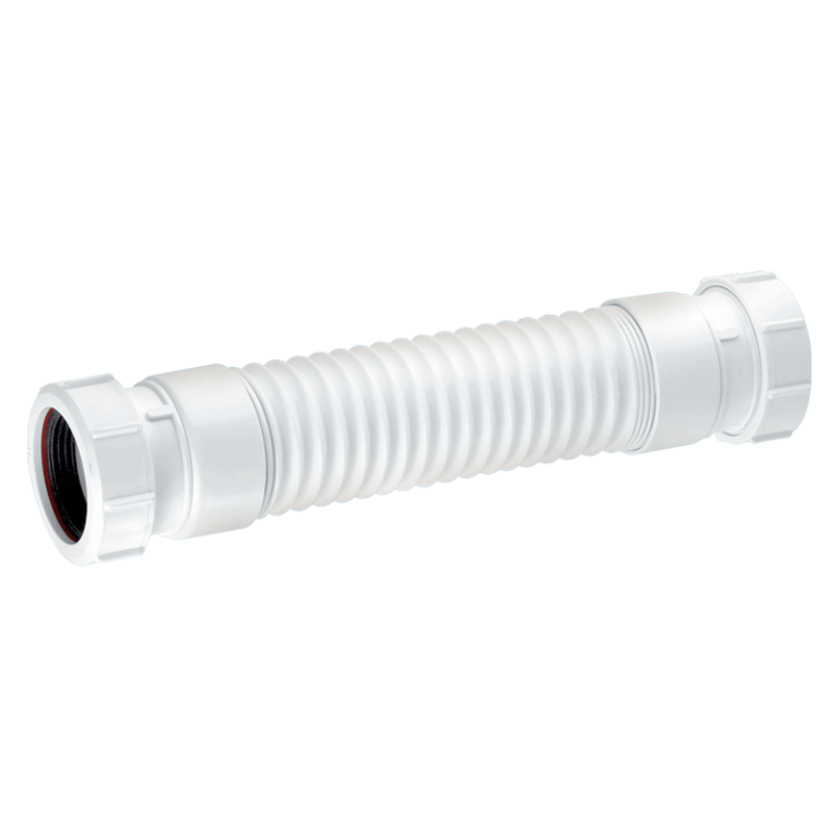 McAlpine Flexible Waste Pipe Fitting - 1 1_2_ x 165_250mm Left