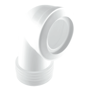 McAlpine MAC-8 90° Bend MACFIT WC Connector - 110mm
