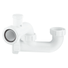 McAlpine SM10V Seal Anti Syphon Bath Trap with Cleaning Eye - 40mm Left
