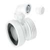 McAlpine WC-CON1V Straight Pan Connector with Boss - 110mm Left