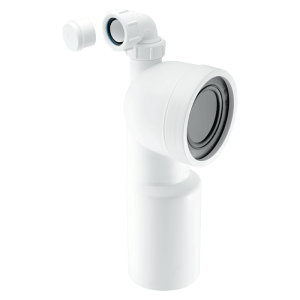 McAlpine WC-CON9V 90° Bend Pan Connector with Boss - 110mm