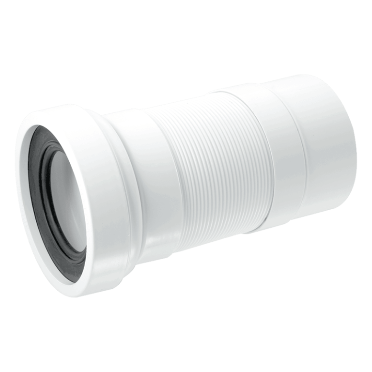 McAlpine WC-F26P Plain End Outlet Flexible Connector - 110mm Left