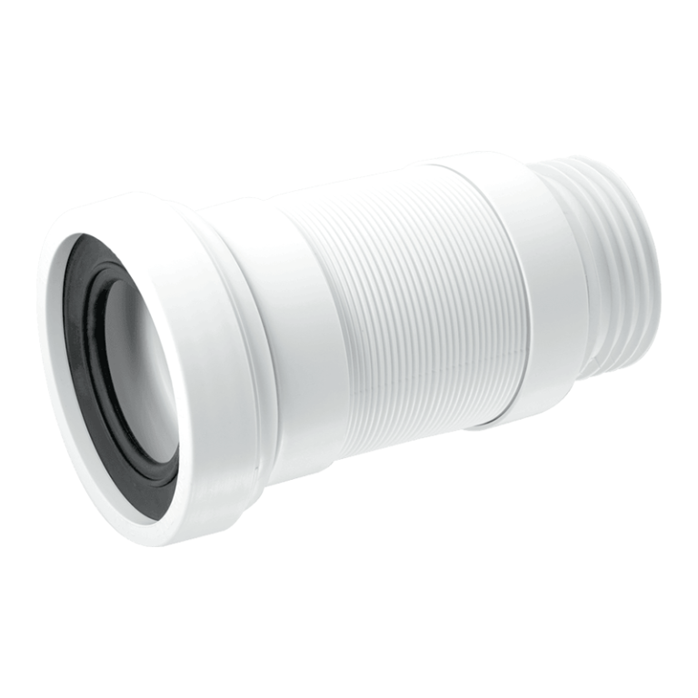 McAlpine WC-F26S Straight Flexible WC Connector - 170 to 410mm