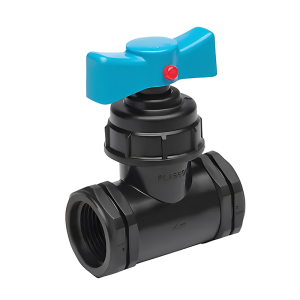 Plasson Compression MDPE Female Stop Tap - 3:4 BSP Left